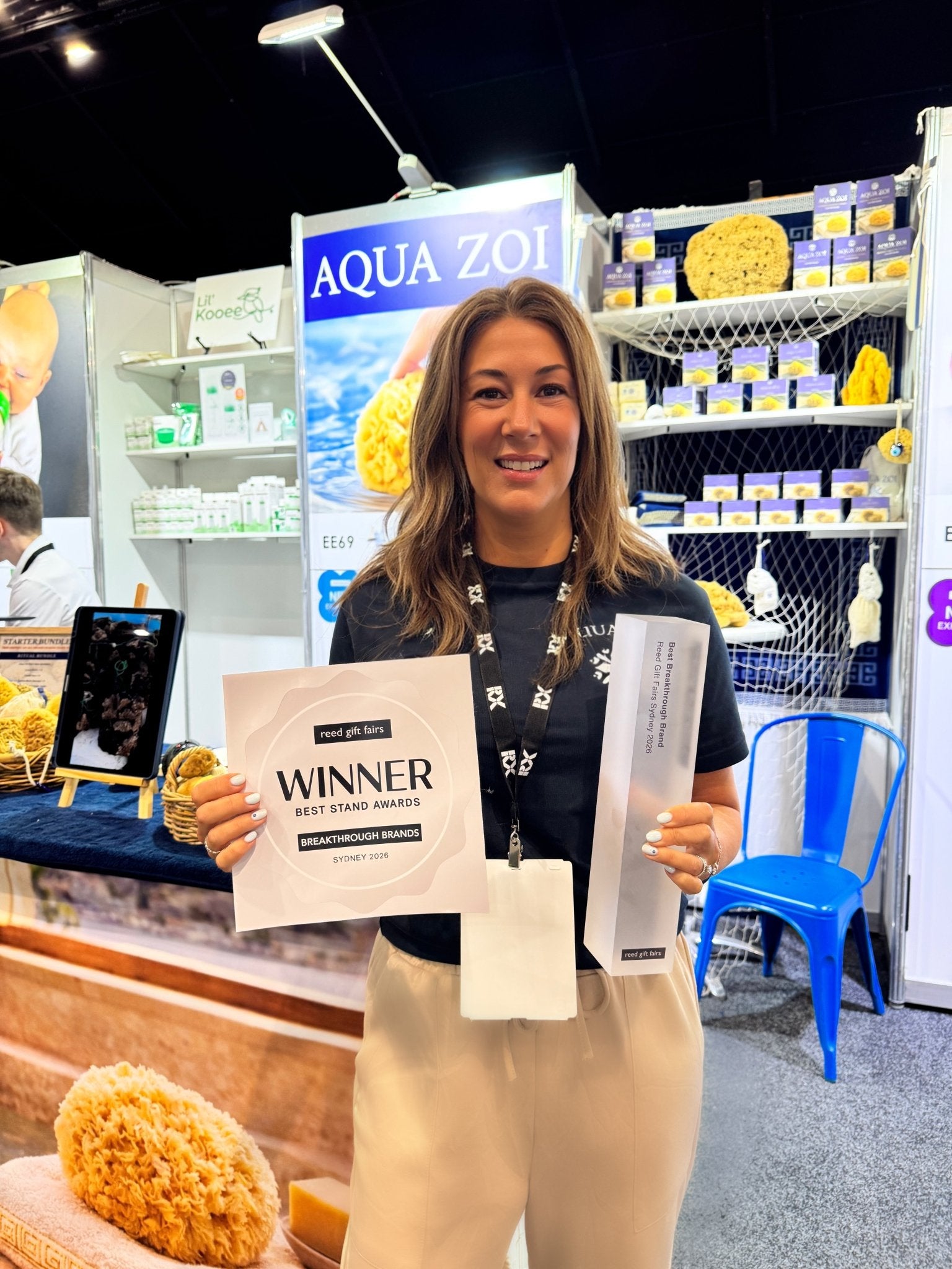 Aqua Zoi Wins Breakthrough Brand Award at Reed Gift Fair 2026 - Aqua Zoi