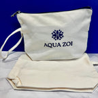 Canvas Gift toiletry bag - Aqua Zoi