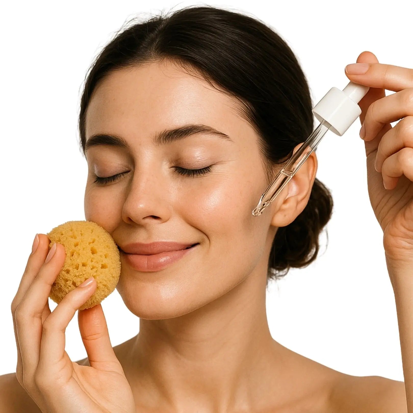 Daily Glow Sponge | Natural Facial Cleansing Sponge - Aqua Zoi