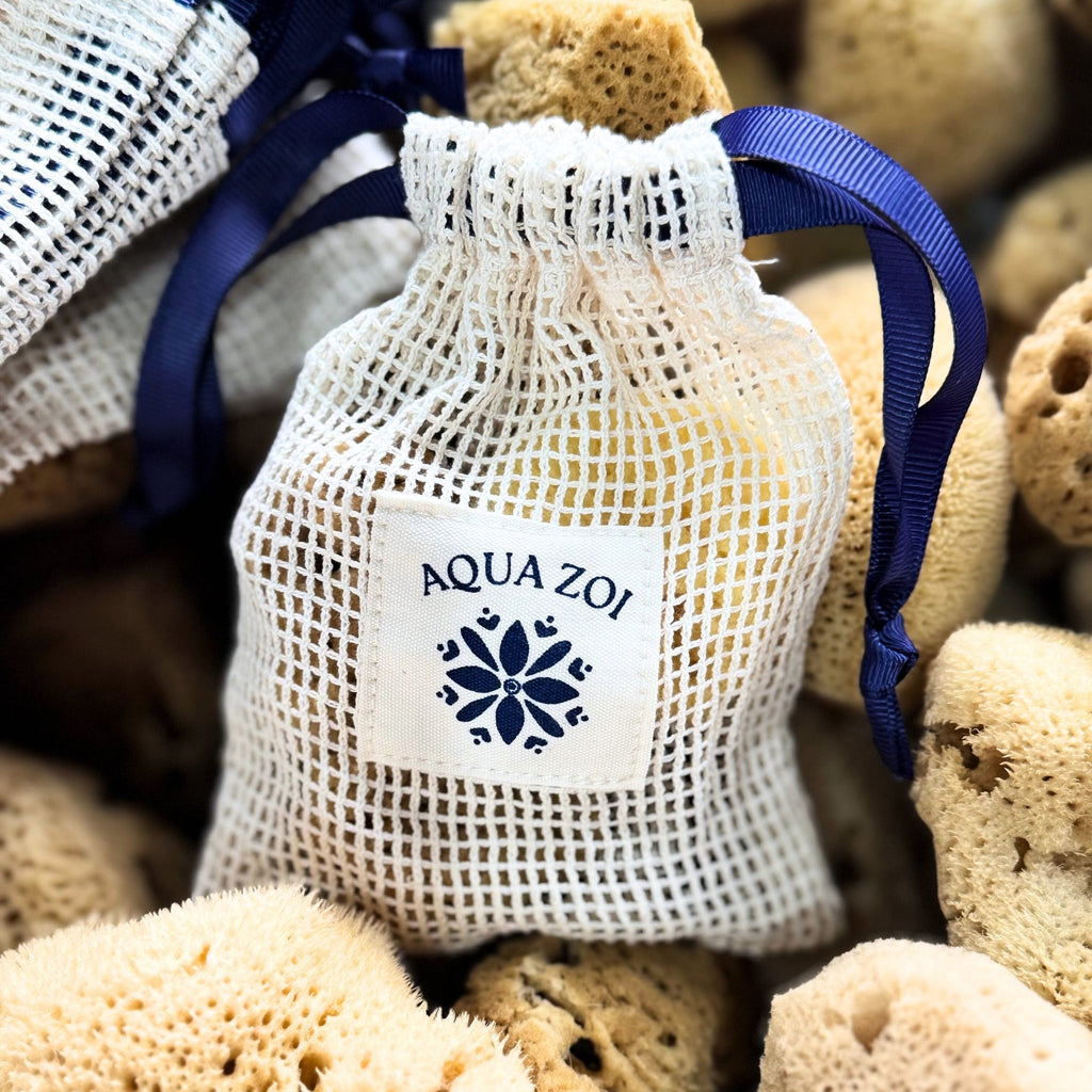 Daily Glow Sponge | Natural Facial Cleansing Sponge - Aqua Zoi
