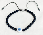 Eye Protection and Lava Stone Bracelet - Aqua Zoi