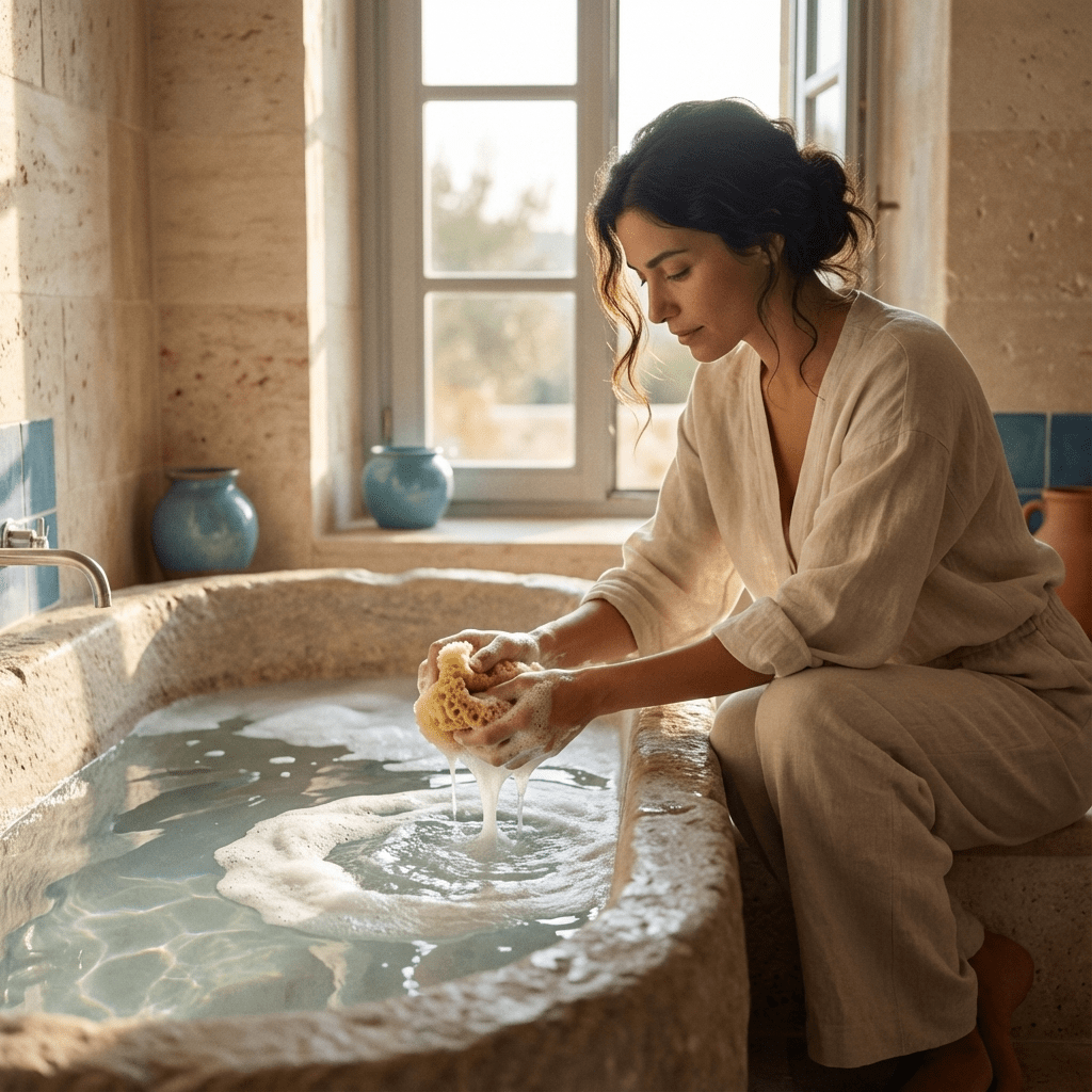 Luxe Bath Sponges - Aqua Zoi