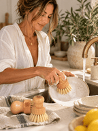 Natural Dish Brush - Aqua Zoi