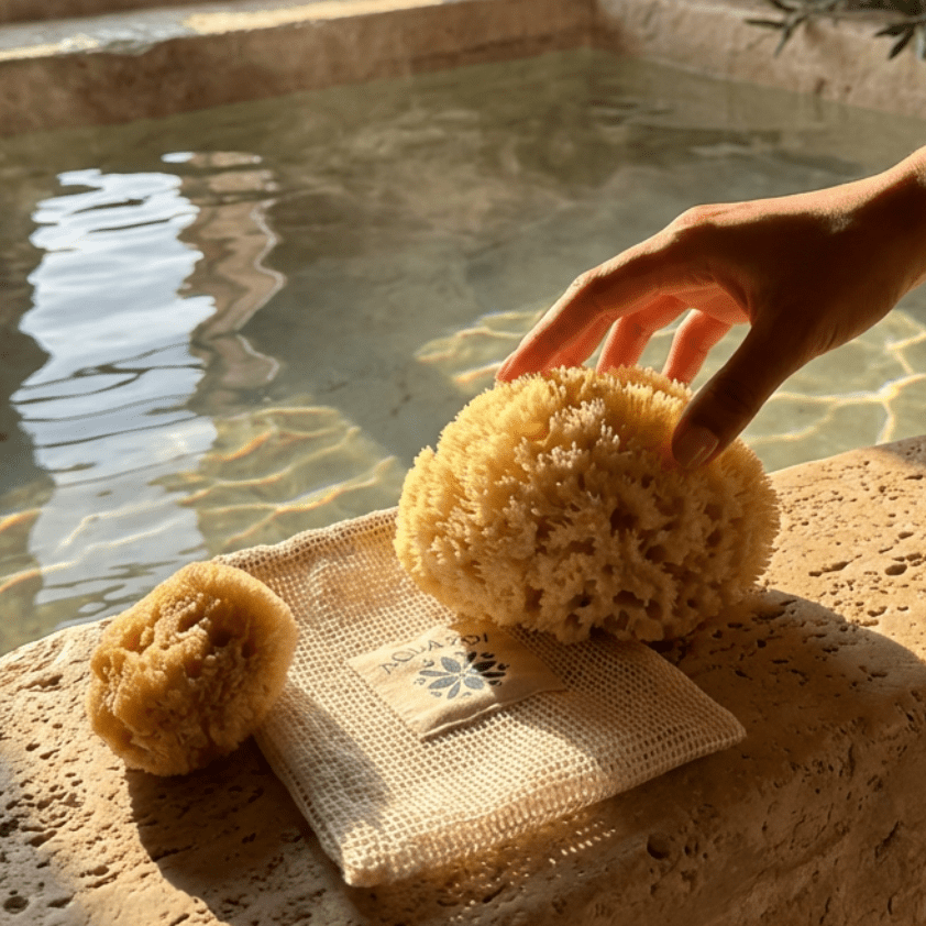 Radiant Ritual Set - Complete Face & Body Natural Sponge Bundle - Aqua Zoi