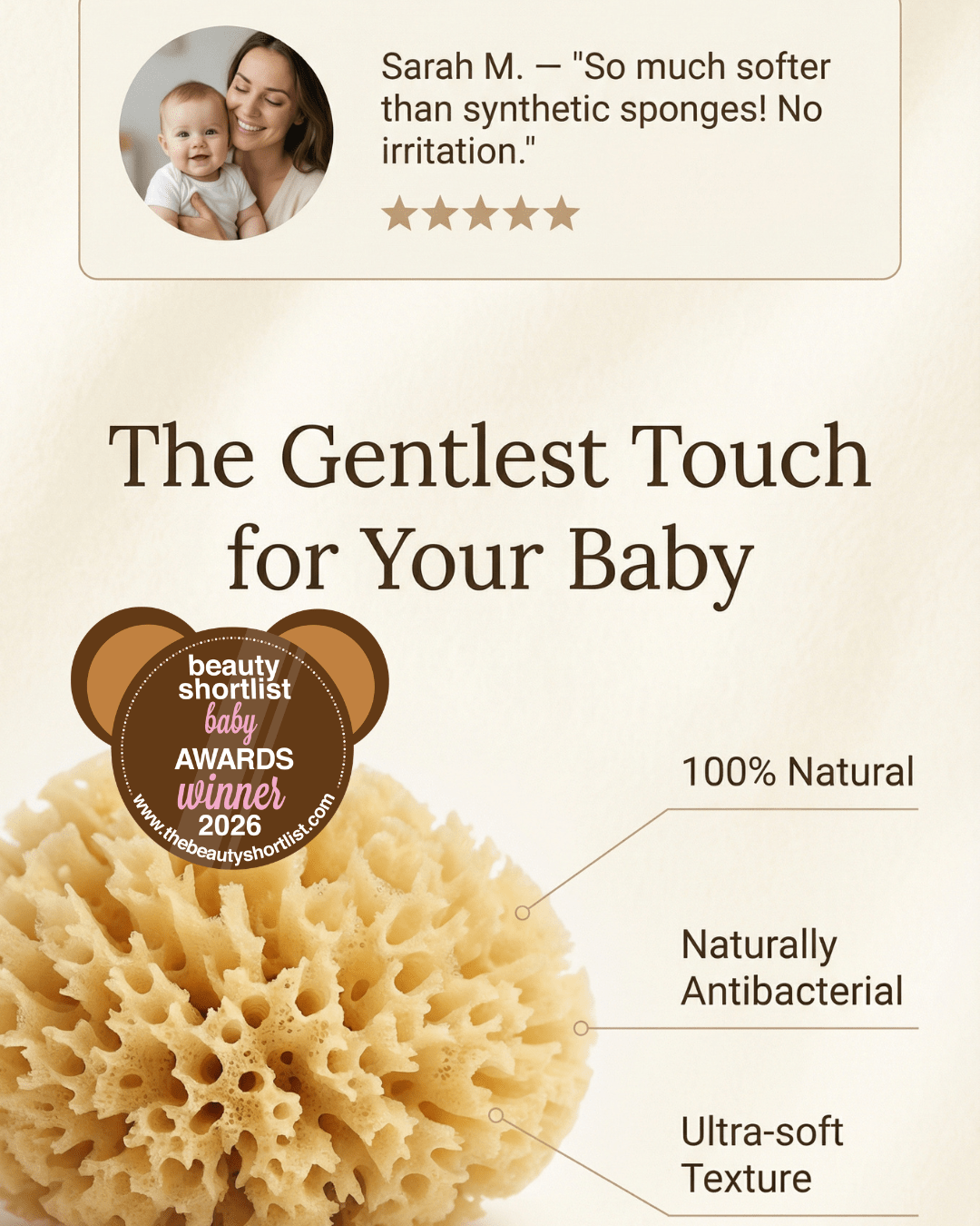 The Little Luxe Sponge | Bambini - Aqua Zoi